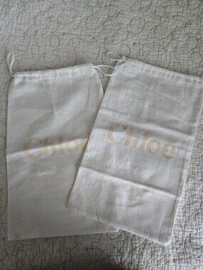 Chloe Med Dust Bag Covers. Set of 2